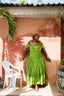 Strawberry Swing Dress (Green)