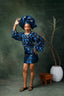Sisi Lace Buba & Mini Damask Skirt Wrapper