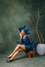 Sisi Lace Buba & Mini Damask Skirt Wrapper