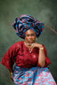 Lace Buba & Damask Wrapper