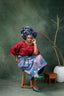 Lace Buba & Damask Wrapper
