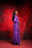 Ayinke Draped Velvet Dress