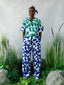 Blossom Mixed Print Linen Pant Set in floral poly linen. For Style's Sake Summer Reverie Resort Collection