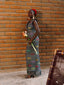 Yadi handwoven wrap top and skirt set  side view. Recycled cotton artisan co-ord by For Style's Sake