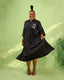 FSS Monogram Linen Shirt Dress
