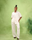 FSS Monogram Linen Shirt & Pants Set