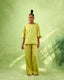 FSS Monogram Linen Top & Pants Set