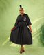 FSS Monogram Linen Shirt Dress