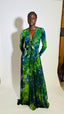 Apinke Tie Dye Maxi Dress