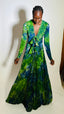Apinke Tie Dye Maxi Dress