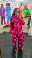 Print Silk/Chiffon Pant Set