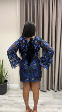 Sisi Lace Cropped Top & Mini Damask Skirt