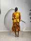 Print Silk/Chiffon Shift Dress