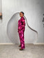 Print Silk/Chiffon Pant Set