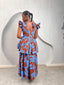 Lia Dress - Print Linen
