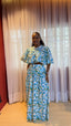 Riviera Linen Ruffle Top and Skirt Set
