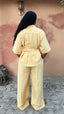 Pin Striped Linen Shirt/Pant Set