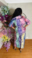 Butterfly Batik Culotte Set
