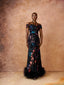 Okin-Velvet-Dress-Black-Velvet-Feather-Dress-Black-For-Style-Sake